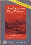 Books : A Lady's Life in the Rocky Mountains