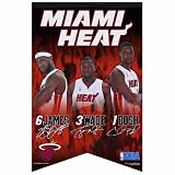 NBA Miami Heat Premium Felt Banner 17-by-26