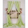 Curtain Critters Plush Jungle Safari Giraffe Curtain Tieback, Car Seat, Stroller, Crib Toys Set (2)