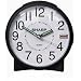Sharp SPC830A Quartz Backlight Analog Alarm Clock (Black/White)