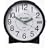 Sharp SPC830A Quartz Backlight Analog Alarm Clock (Black/White)