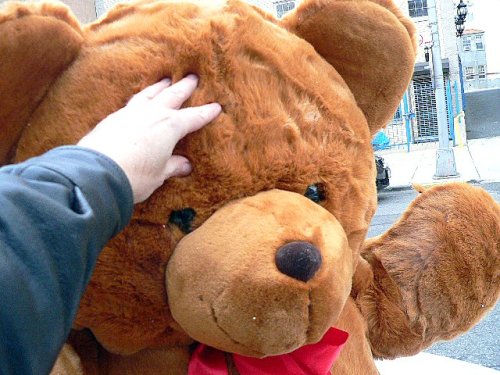 5177IeBIGRL GIANT 48 FRIENDLY TEDDY BEAR   HUGE SOFT JUMBO STUFFED PLUSH BEAR   COLOR: BROWN