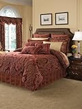 IMAGE OF Croscill Home Glasgow 4-Piece Comforter Set, Red, Queen