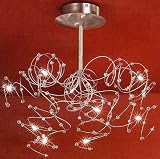 Contemporary Lamps, Stringa Fifteen Light Swarovski Crystal Semi-Flush Ceiling Light by Eurofase--Excellent customer service--see our feedback.