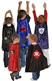 Thumbnail image for Set of 5 Little Adventures Boys Hero Capes: Spiderman, Batman, Superhero, Knight, Pirate Capes Reviews