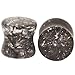 Black Shattered Quarts Stone (Multiple Sizes Available)