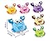 4pcs/Lot Wind Up Toy Wind-Up Animal for Baby, Toddler and Kid (Crab + Dog + Octopus + Cat)