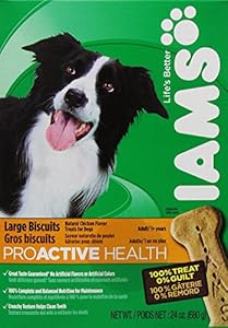 IAMS Large Bicuits for Dogs (Original Formula), 24-Ounce Boxes (Pack of 6)