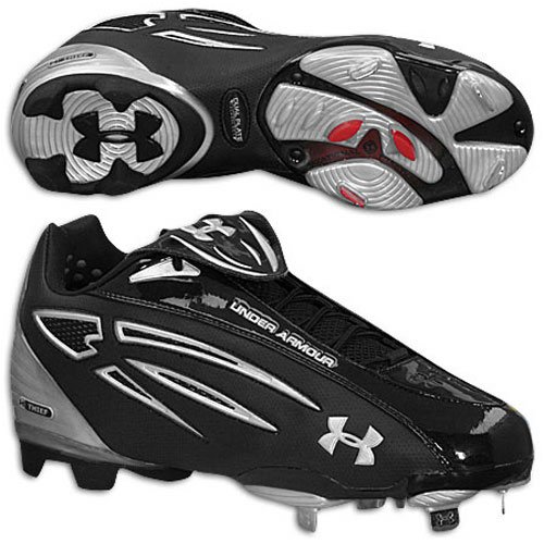 Under Armour Thief Metal - Men's ( sz. 10.5, Black/Black/Silver )