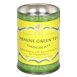 Splendid Specialties Jasmine Green Tea Chocolate Disks, 1.5-Ounce Canister (Pack of 24)