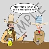 Londons Times Miscellaneous Funny Cartoons - Ten Gallon Cowboy Hat - Light Switch Covers - double toggle switch