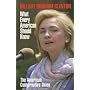 Hillary Rodham Clinton: What Every American Should Know