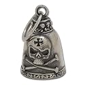 Biker Gremlin Motorcycle Bell - Skull & Cross Bones