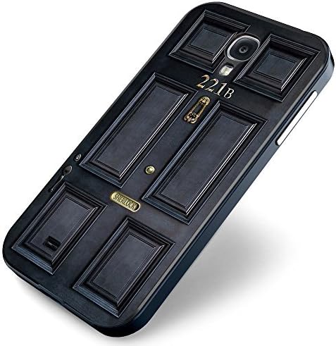 Sherlock Holmes Old Door Samsung Galaxy S4 S5 S6 Case (samsung s4 black)