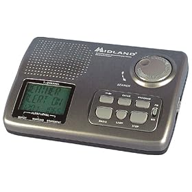 Midland WR-30 Digital Weather/Hazard Radio with S.A.M.E. Technology and FM Clock Radio