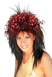 Black Fiber-Optic Wig