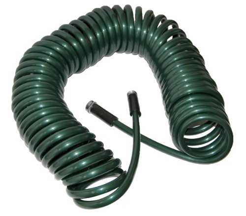 Plastair SpringHose PUW875B94H-AMZ 75-Foot 1/2-Inch Polyurethane Lead Safe Ultra-Light Recoil Garden Hose, Green