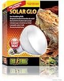 Exo Terra Solar-Glo High Intensity Self-Ballasted Uv/Heat Mercury Vapor Lamp, 125-Watt