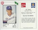1981 Atlanta Braves Phil Niekro Limited Edition Baseball Card - In Protective ScrewDown Case!