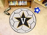 Fanmats Vanderbilt Commodores Soccer Ball-Shaped Mats