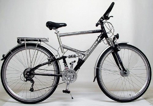 FISCHER ALU Full-Suspension Herrenrad Trekkingrad 28" 24-Gang DEORE Nabendynamo
