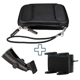 Hardcase Tasche + KFZ-Halterung f&Atilde;&frac14;r Garmin n&Atilde;&frac14;vi 2460LMT