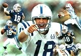 Indianapolis Colts (Peyton Manning Collage) Sports Poster Print - 11x17