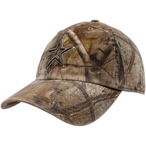 '47 Brand Houston Astros Real Tree Camo Franchise Fitted Hat (Small)