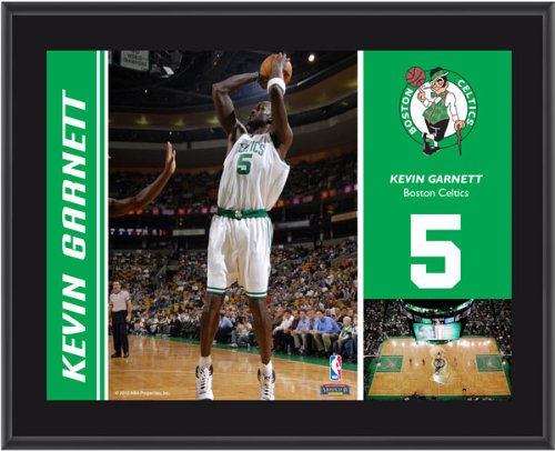 Mounted Memories Boston Celtics Kevin Garnett 10X13 Sublimated Plaque