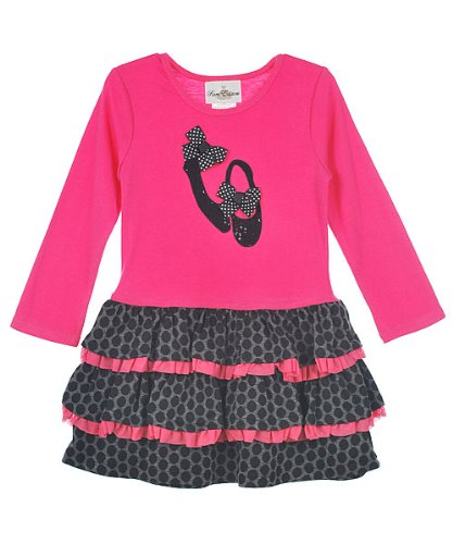 more about Rare Editions "Sequin Shoes" Dress (Sizes 2T - 4T)
