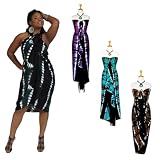 Ladies' Jungle Tie Dye Plus Size Sarong by 1 World Sarongs - in your choice of color
