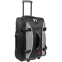 Athalon Luggage 21 Inch Hybrid Travelers Bag (One Size, Gray/Black)
