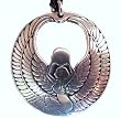 Beautiful Winged Isis Pendant Ancient Egyptian Jewelry Goddess Necklace