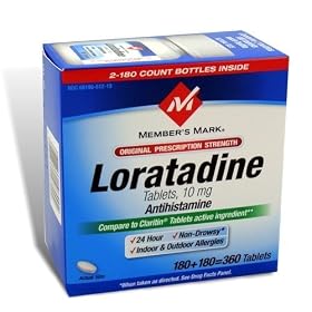 Member's Mark Loratadine 10mg (Compare To Claritin), 360-Count