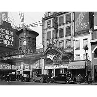 Paris (Moulin Rouge Nightclub, 1930) Art Poster Print