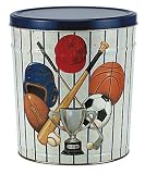 6.5 Gallon White Cheddar Cheese Popcorn Tin - Sports Galore