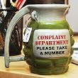 Grenade Shaped Novelty Coffee Mug - Ceramic 12 oz.