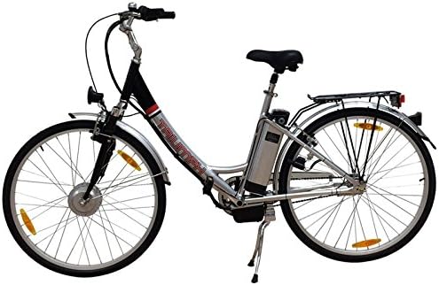 Daymak Raleigh 250W, 25.9V 6 Gear Shimano Electric Bicycle Black 28 Inch Tires