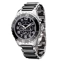 Yves Camani Herrenuhr Chronograph Ceramic Lavin Silver 66004G-SI