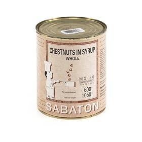 French Whole Chestnuts in Syrup - 37 oz by Marky's Caviar