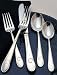 WATERFORD FLATWARE BALLET RIBBON GLOSSY 0487 5 PIECE FLATWARE PLACE SETTINGS
