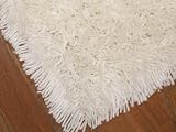 4 x 6 Euro Shag Rug, Snow White
