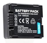 Battery CGA-DU07 for Panasonic (700 mAh, DENAQ)