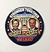Hillary Clinton and Tim Kaine Round 2016 Campaign Button 1