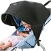 Solar Shade Sun Protection for Pushchair and Car Seat Black