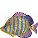 Angel Fish Glitter Decoration