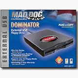 Mad Dog Multimedia MD-ED1F Dominator External 1.44MB Floppy Disk Drive