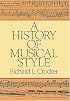 A History of Musical Style