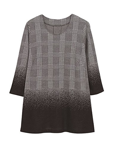 フィットミーモア（Fitme Moi） 全2色【3L～対応】テンセルMIXジャガードのカットソーチュニック