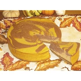 8 inch Pumpkin Fudge Swirl Cheesecake by The BEST Cheesecake on the Planet!